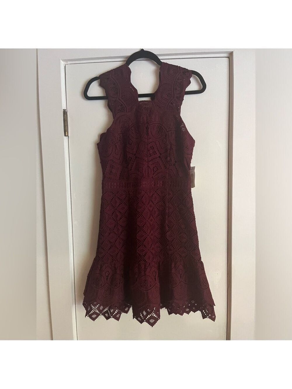 REISS Delilah Lace Mini Dress Size 6 NWT - Picture 6 of 13